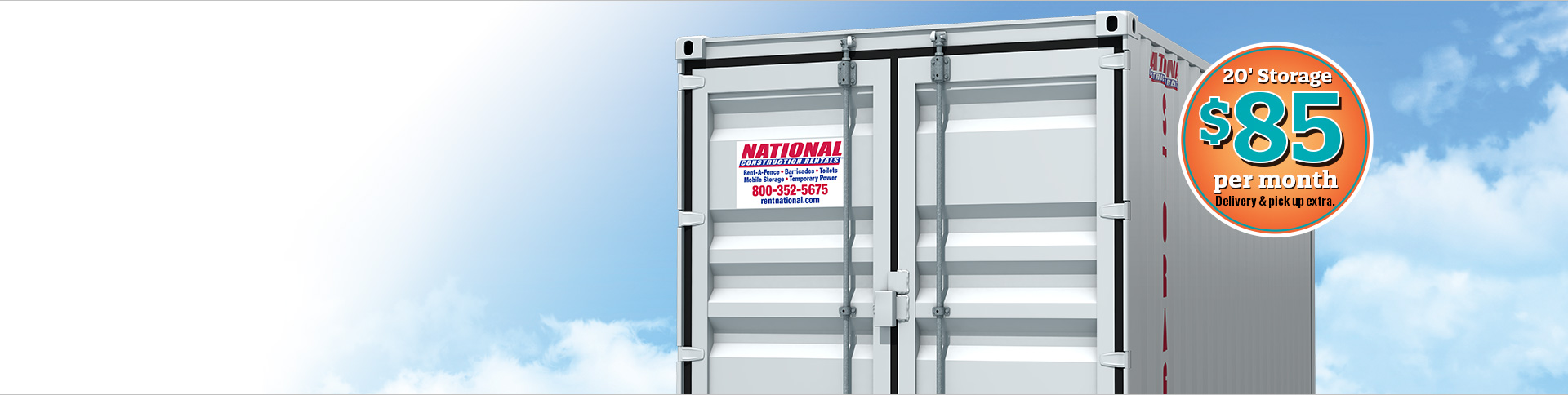 Portable Storage Container for Construction and Events