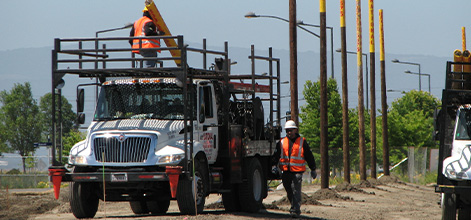 Power Poles up to 30 ft.