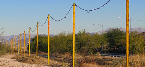 Temporary Power Poles