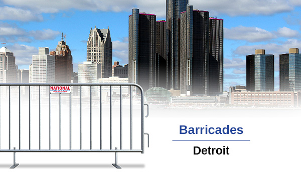 Barricade Rentals | Detroit | National Rent A Fence