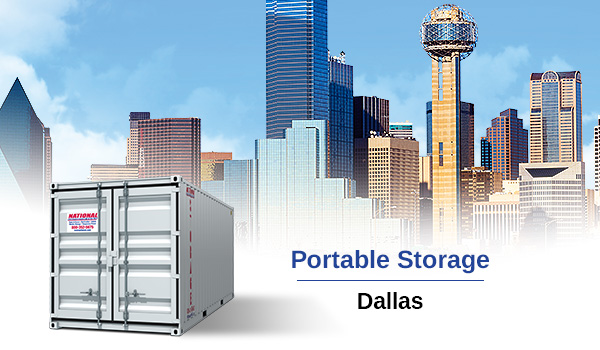 Portable Storage Container Rentals in Dallas | National Construction