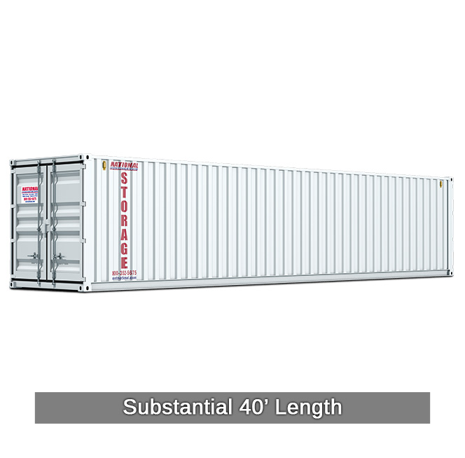 40 ' portable storage container events