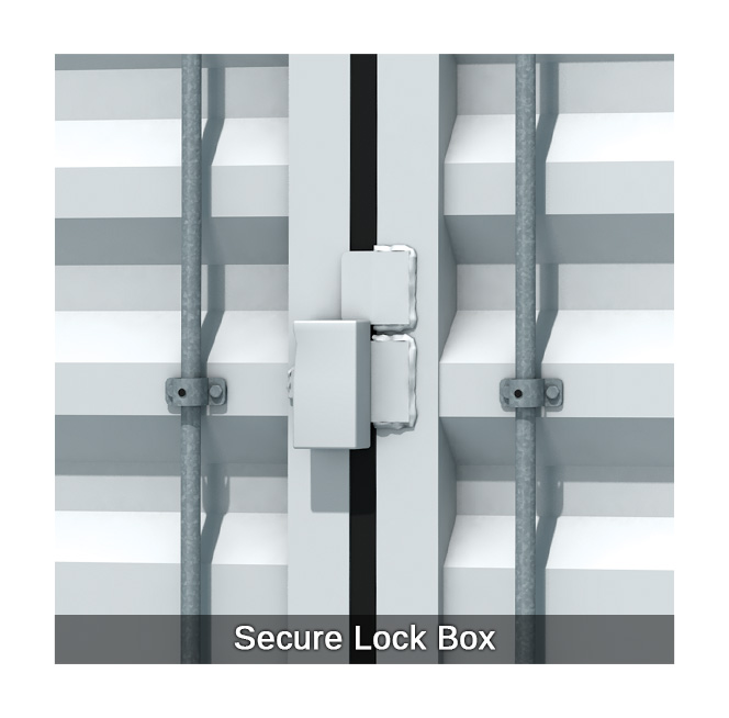 secure portable storage container events