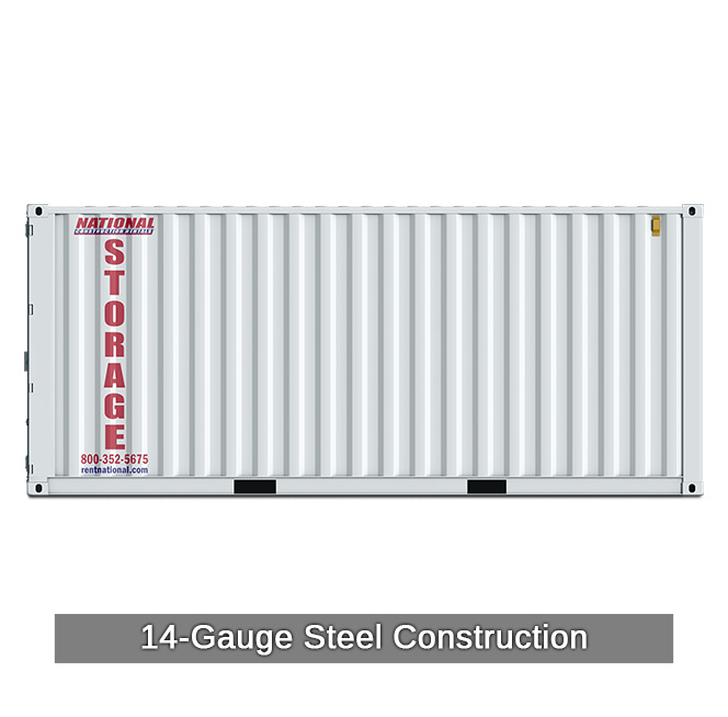 20 ft steel storage container events