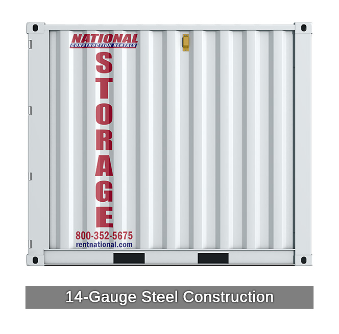 10 ft steel storage container