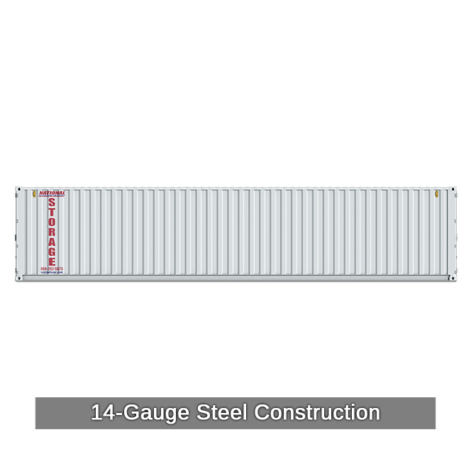40 ft steel storage container