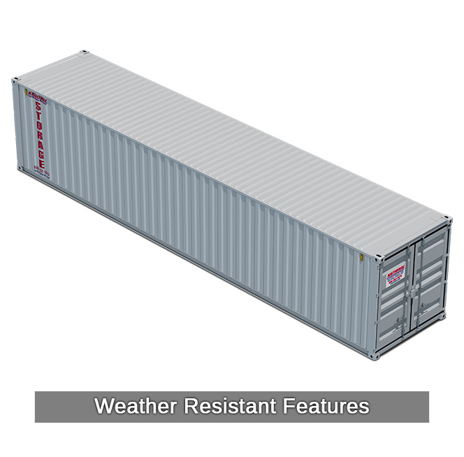 40 ft storage container water proof