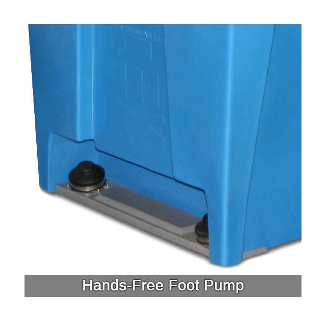 ada handwash station foot operated