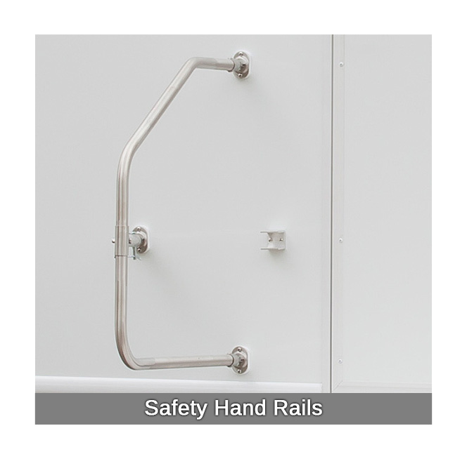 restroom trailer hand rails