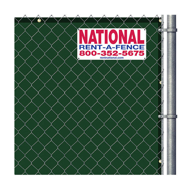 Windscreen for Temporary Fencing events