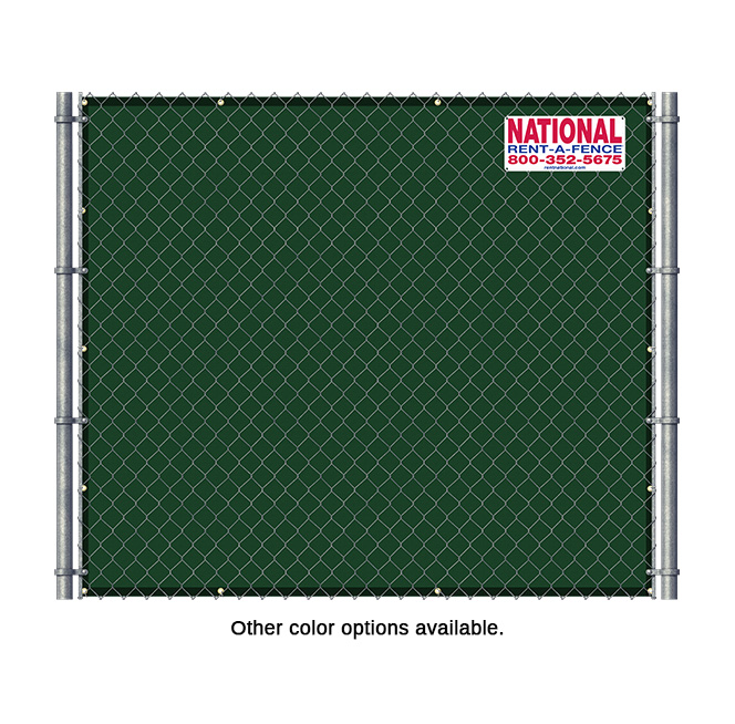 Windscreen for Temporary Fence